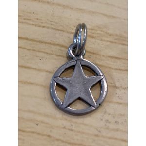 Star Sterling Silver Jewelry Charm #Texas
